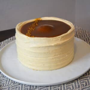 Gluten Free Pumpkin Caramel Latte Cake