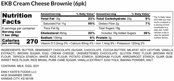 Gluten Free Cream Cheese Brownies
