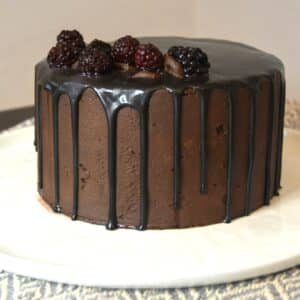 Gluten Free Chocolate Blackberry Cake